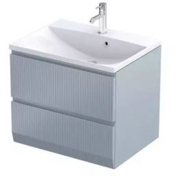 Oristo Brylant szafka 59,6x45,5x50 cm podumywalkowa wisząca szara OR36-SD2S-60-16R