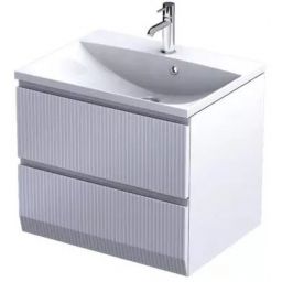 Oristo Brylant szafka 59,6x45,5x50 cm podumywalkowa wisząca biała OR36-SD2S-60-2R