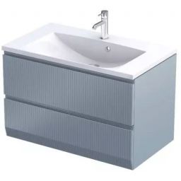 Oristo Brylant szafka 79,6x45,5x50 cm podumywalkowa wisząca szara OR36-SD2S-80-16R