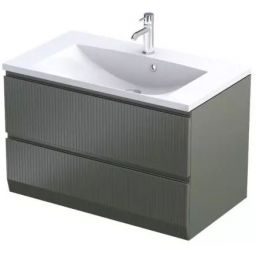 Oristo Brylant szafka 79,6x45,5x50 cm podumywalkowa wisząca oliwkowa OR36-SD2S-80-17R