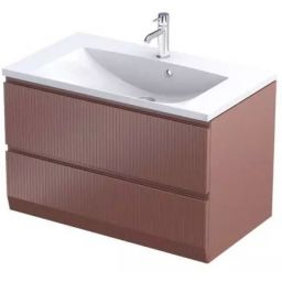 Oristo Brylant szafka 79,6x45,5x50 cm podumywalkowa wisząca ceglana OR36-SD2S-80-19R