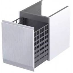 Oristo Brylant szafka 40x45,5x50 cm boczna wisząca biała OR36-SN1S-40-2R