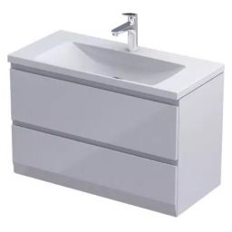 Oristo Brylant C szafka 79,6 cm podumywalkowa wisząca biały połysk OR36C-SD2S-80-1