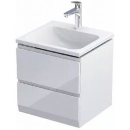 Oristo Brylant Uni szafka 49,6x45,5x50 cm podumywalkowa wisząca biały połysk OR36-SD2S-50-1-V3