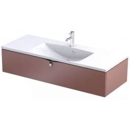 Oristo Siena szafka 119,6x45,5x25 cm podumywalkowa wisząca ceglana mat OR45-SD1S-120-19