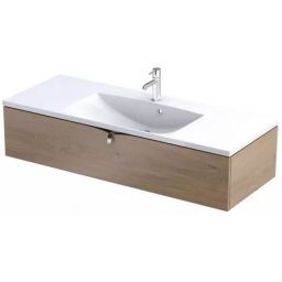 Oristo Siena szafka 119,6x45,5x25 cm podumywalkowa wisząca dąb kamienny OR45-SD1S-120-78