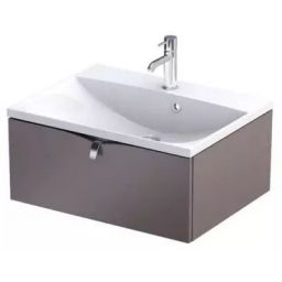 Oristo Siena szafka 59,6x45,5x25 cm podumywalkowa wisząca mokka mat OR45-SD1S-60-21