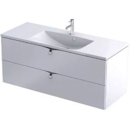 Oristo Siena szafka 120 cm podumywalkowa wisząca biały mat OR45-SD2S-120-2