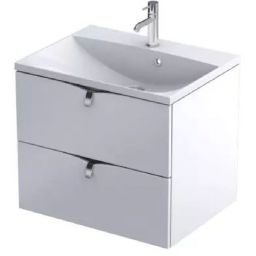 Oristo Siena szafka 60 cm podumywalkowa wisząca biały mat OR45-SD2S-60-2