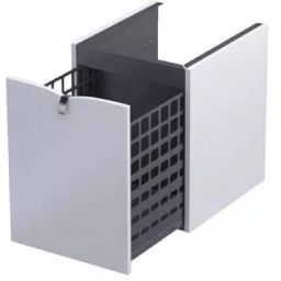 Oristo Siena szafka 40 cm boczna wisząca biały mat OR45-SN1S-40-2