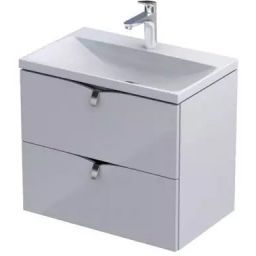 Oristo Siena szafka 59,6x38x50 cm podumywalkowa wisząca biała OR45C-SD2S-60-1