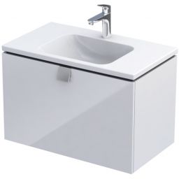 Oristo Bold szafka 80 cm podumywalkowa wisząca biały połysk OR46-SD1S-80-1-SW