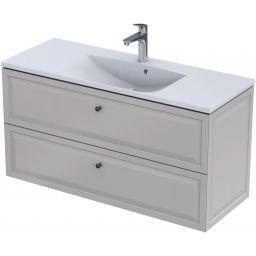 Oristo Montebianco szafka 119,6x45,9x60,3 cm podumywalkowa wisząca piaskowa OR47-SD2S-120-10