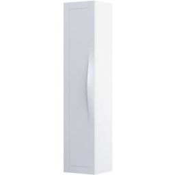 Oristo Skagen szafka łazienkowa 160 cm wisząca boczna wysoka biały mat OR49-SB1D-35-2