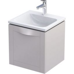 Oristo Skagen szafka 50 cm podumywalkowa wisząca piaskowy mat OR49-SD1S-50-10