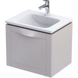 Oristo Skagen szafka 60 cm podumywalkowa wisząca piaskowy mat OR49-SD1S-60-10