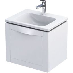 Oristo Skagen szafka 60 cm podumywalkowa wisząca biały mat OR49-SD1S-60-2