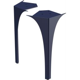 Oristo Louis nóżki meblowe 27,5 cm przednie granatowy mat OR50-A-NOF-62-14