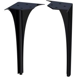 Oristo Louis nóżki meblowe 27,5 cm tylne czarny połysk OR50-A-NOT-xx-7