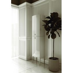 Oristo Louis szafka boczna 170 cm wysoka wisząca biały połysk OR50-SB2D-47-1