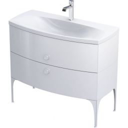 Oristo Louis szafka 102 cm podumywalkowa wisząca biały połysk OR50-SD2S-102-1