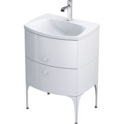 Oristo Louis szafka 61,6x47,7x55,4 cm podumywalkowa wisząca biała OR50-SD2S-62-1