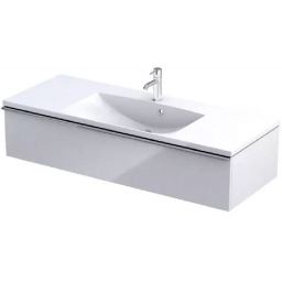 Oristo Etna szafka 120 cm podumywalkowa wisząca biały połysk OR52-SD1S-120-1