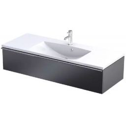 Oristo Etna szafka 120 cm podumywalkowa wisząca czarny mat OR52-SD1S-120-8