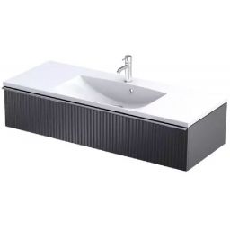 Oristo Etna szafka 120 cm podumywalkowa wisząca czarny mat OR52-SD1S-120-8R