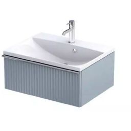 Oristo Etna szafka 60 cm podumywalkowa wisząca niebieski mat OR52-SD1S-60-16R