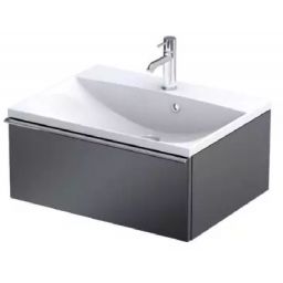 Oristo Etna szafka 120 cm podumywalkowa wisząca czarny mat OR52-SD1S-60-8