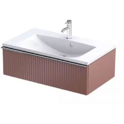 Oristo Etna szafka 80 cm podumywalkowa wisząca czerwony mat OR52-SD1S-80-19R