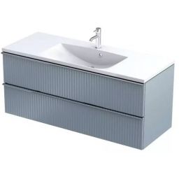 Oristo Etna szafka 119,6x45,5x50 cm podumywalkowa wisząca szara OR52-SD2S-120-16R