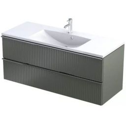 Oristo Etna szafka 119,6x45,5x50 cm podumywalkowa wisząca oliwkowa OR52-SD2S-120-17R