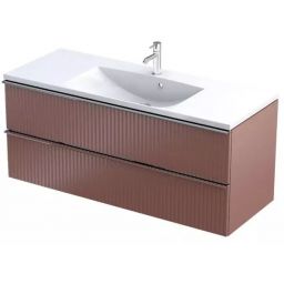 Oristo Etna szafka 119,6x45,5x50 cm podumywalkowa wisząca ceglana OR52-SD2S-120-19R