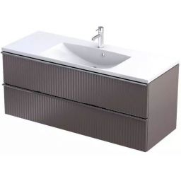 Oristo Etna szafka 119,6x45,5x50 cm podumywalkowa wisząca mokka OR52-SD2S-120-21R