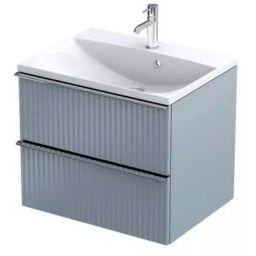 Oristo Etna szafka 59,6x45,5x50 cm podumywalkowa wisząca szara OR52-SD2S-60-16R