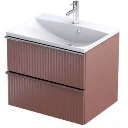 Oristo Etna szafka 59,6x45,5x50 cm podumywalkowa wisząca ceglana OR52-SD2S-60-19R