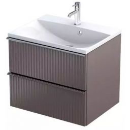 Oristo Etna szafka 59,6x45,5x50 cm podumywalkowa wisząca mokka OR52-SD2S-60-21R