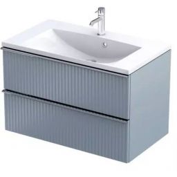 Oristo Etna szafka 79,6x45,5x50 cm podumywalkowa wisząca szara OR52-SD2S-80-16R