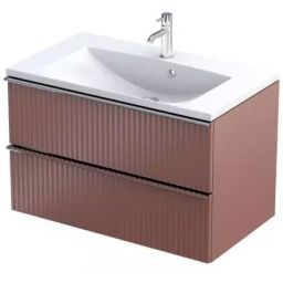 Oristo Etna szafka 79,6x45,5x50 cm podumywalkowa wisząca ceglana OR52-SD2S-80-19R