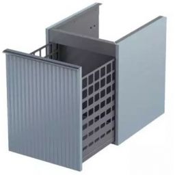 Oristo Etna szafka 40x45,5x50 cm boczna wisząca szara OR52-SN1S-40-16R