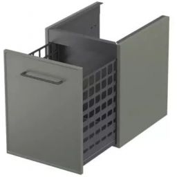 Oristo Lagom szafka 40x45,5x50 cm boczna wisząca oliwkowy mat OR53-SN1S-40-17