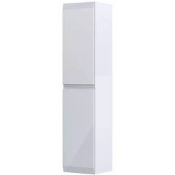 Oristo Brylant szafka boczna 160 cm wysoka wisząca biały połysk OR36-SB2D-35-1-V3