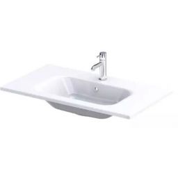 Oristo Are umywalka 81x46 cm prostokątna meblowa biała UME-AR-80-92