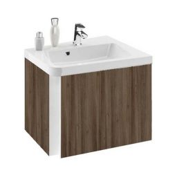 Ravak 10° szafka 65 cm podumywalkowa wisząca narożna prawa ciemny orzech X000000750