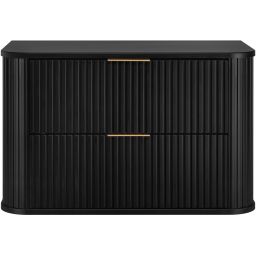 Rodan Elegance szafka z blatem 80,4x41,5x51,7 cm podumywalkowa wisząca czarna