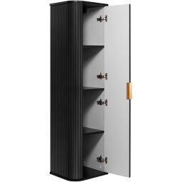 Rodan Elegance szafka 35,5x31,5x139 cm boczna wisząca czarna