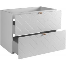 Rodan Trend szafka 80x46x60,7 cm podumywalkowa wisząca biała