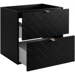 Rodan Trend szafka 60x46x60,7 cm podumywalkowa wisząca czarna